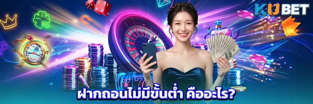 ฝากถอนไม่มีขั้นต่ำ คืออะไร?